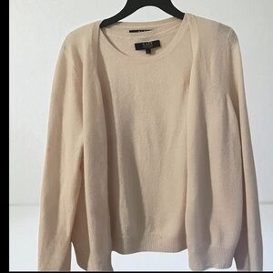 Alex Marie 100% cashmere 2 in 1  button down sweater